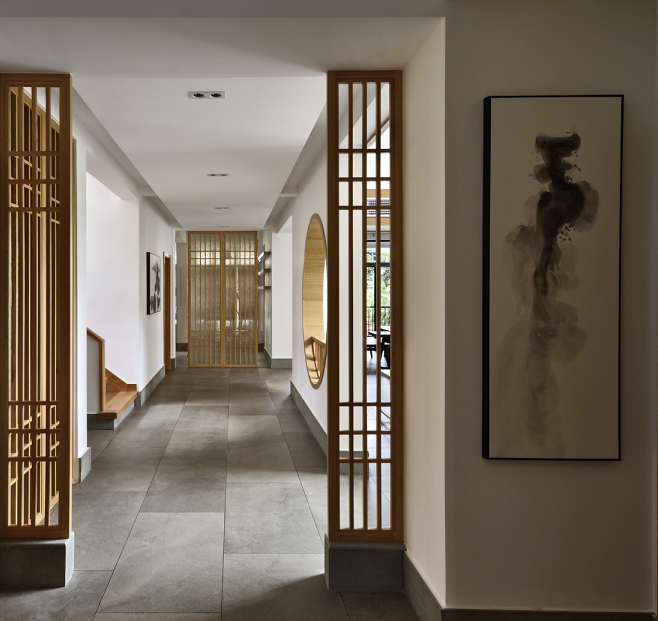 600平獨棟別墅，日式+現(xiàn)代中式風格，處處是風景